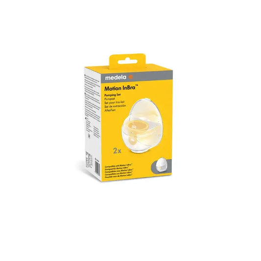 Medela Motion Inbra handsfree kolfset opvangcups met borstschilden dubbel