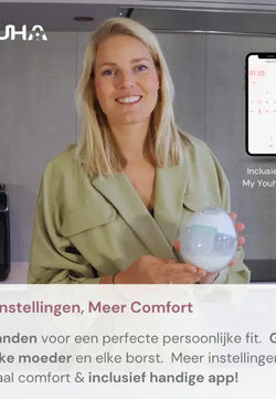 Youha Evera Dubbelzijdige Borstkolf – Handsfree & Draadloos