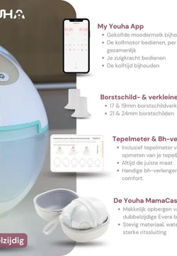 Youha Evera Dubbelzijdige Borstkolf – Handsfree & Draadloos